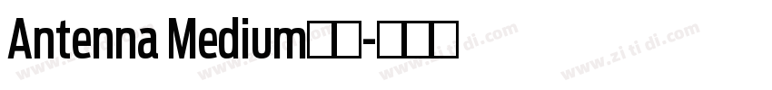 Antenna Medium字体字体转换